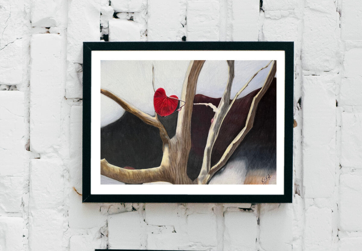 The Heart Tree Art Print