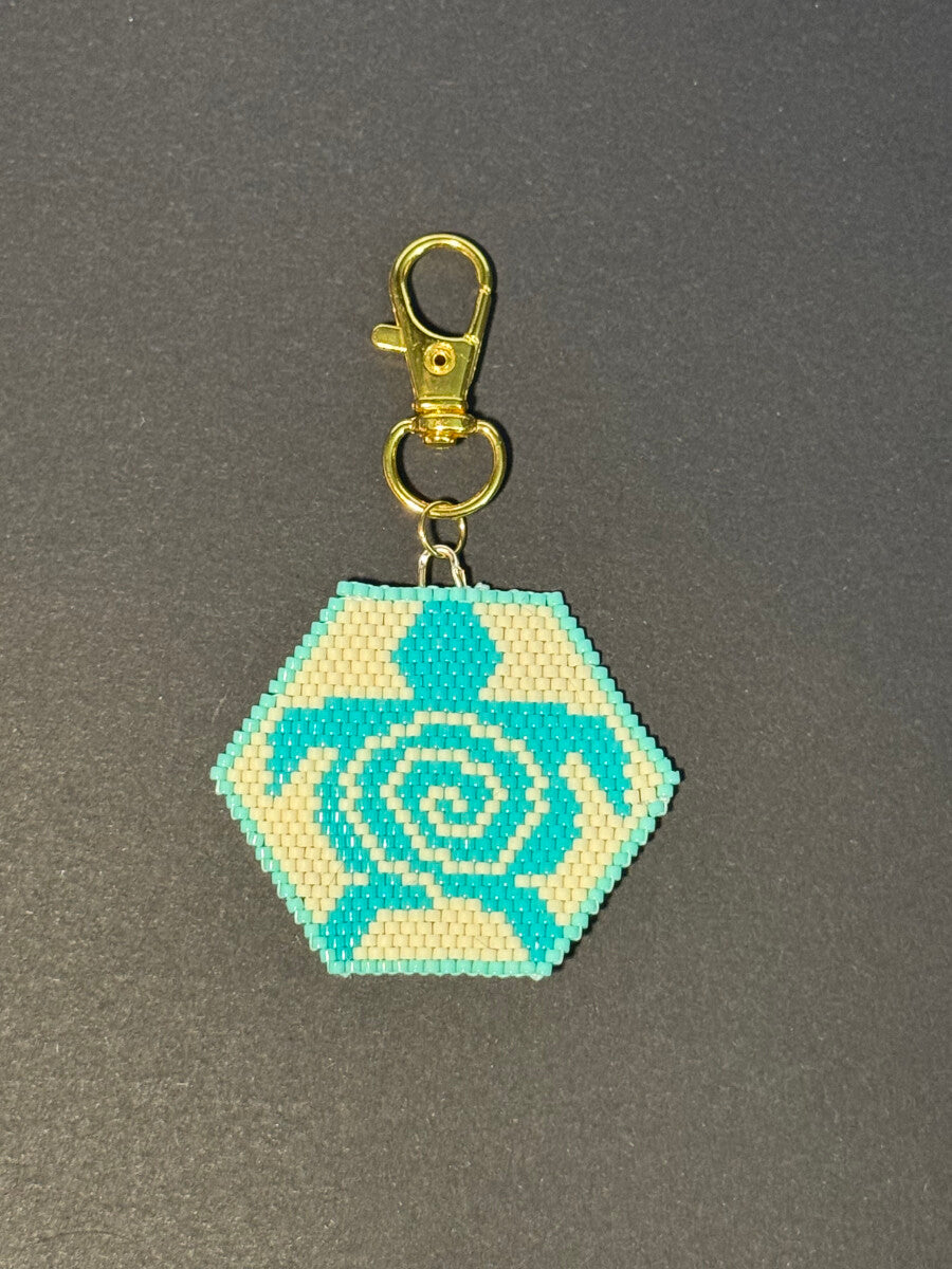 Polynesian Themed Bag Charm