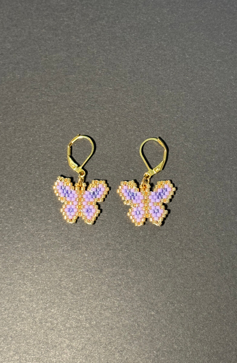 Butterfly Leverback Earrings
