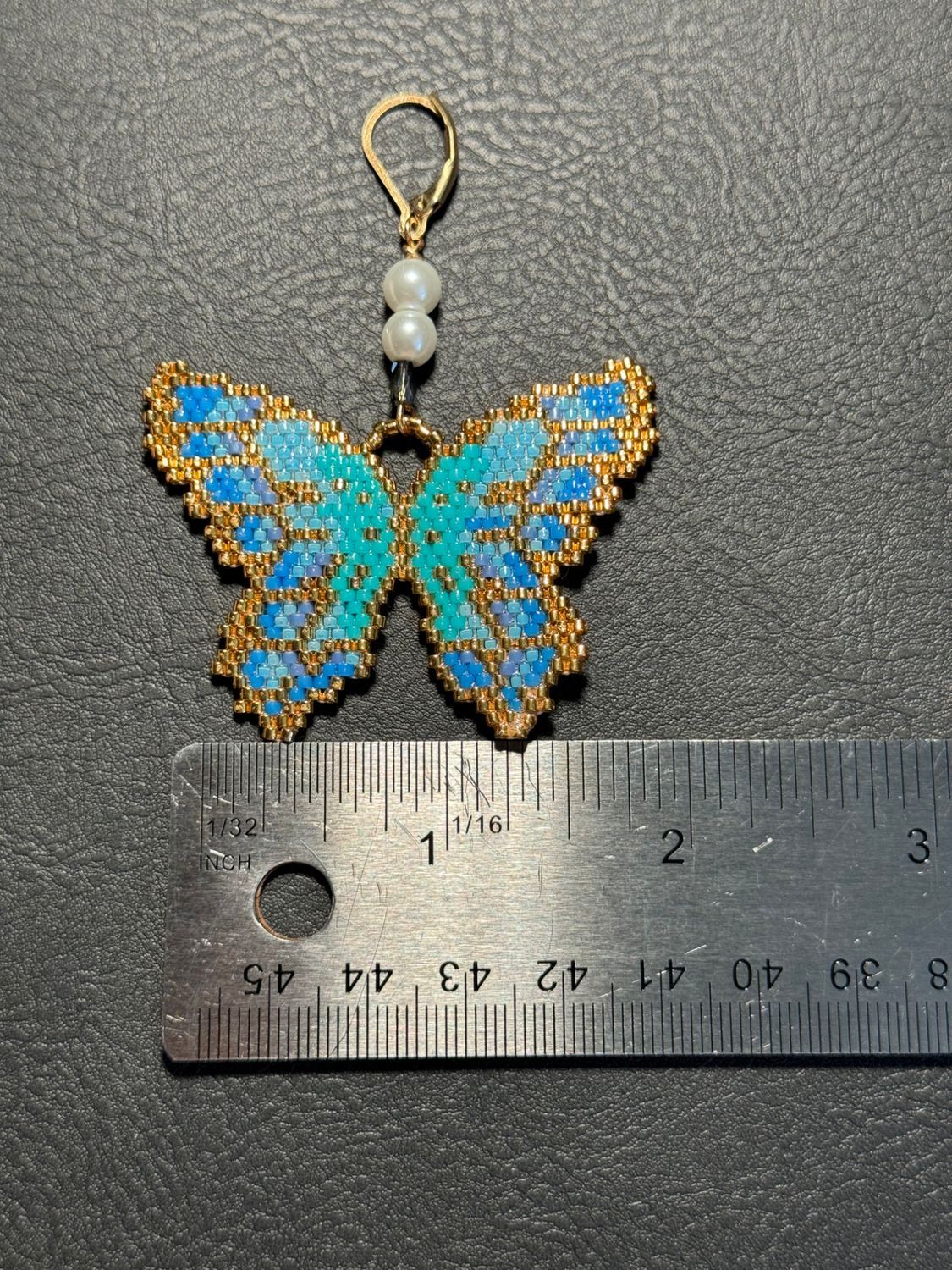 Luxe Statement Butterfly Leverback Earrings