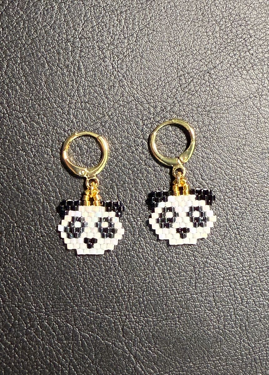Mini Panda Pals Leverback Earrings