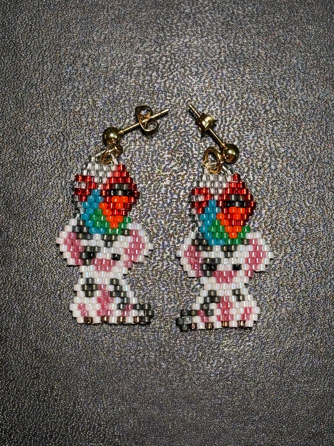 Boat Snack Stack Moana Themed Post Earrings