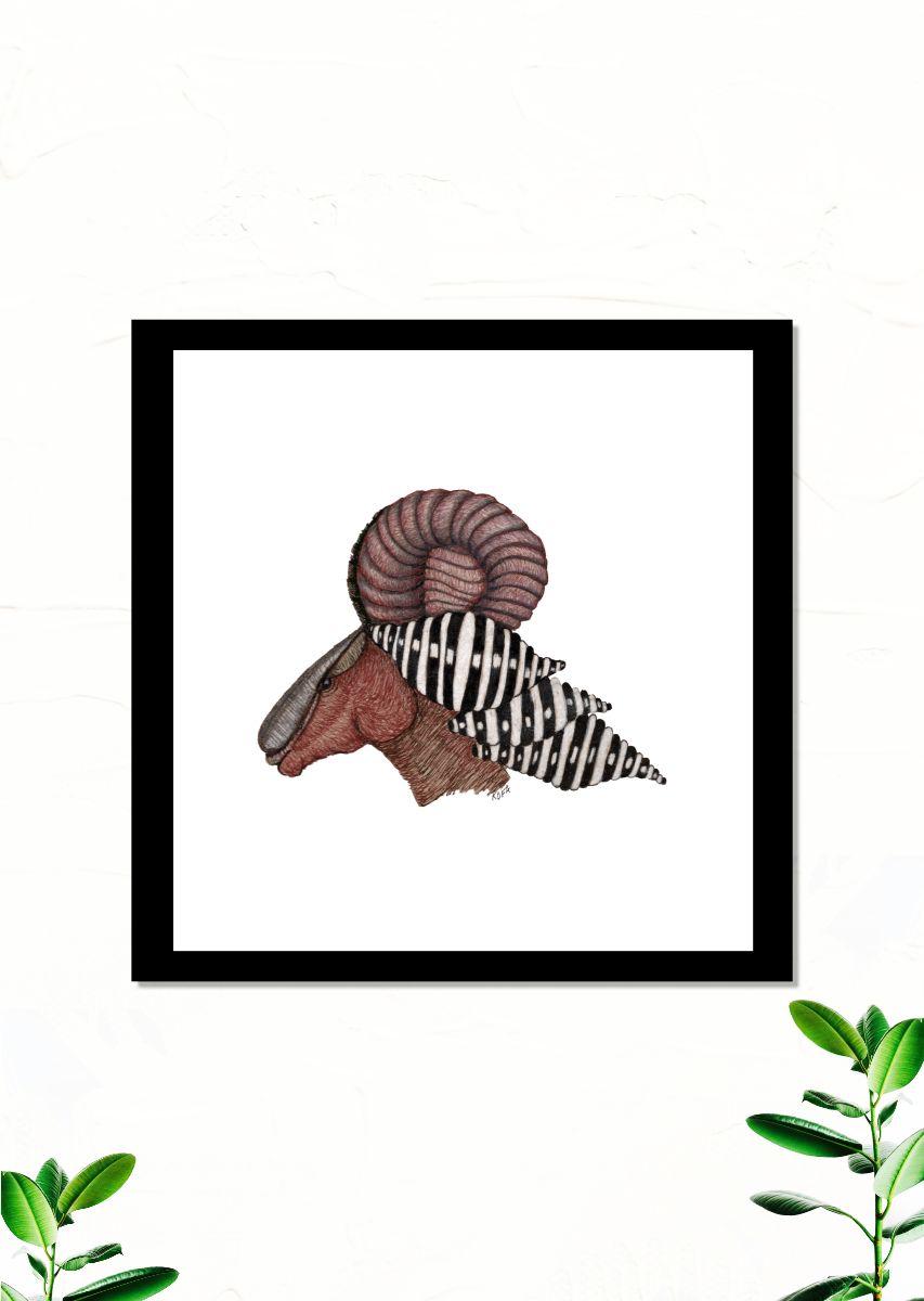 Bold Ascension Zentangle Art Print