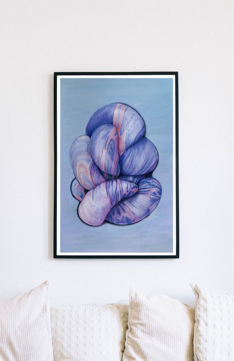 Bubblegum Twist Art Print
