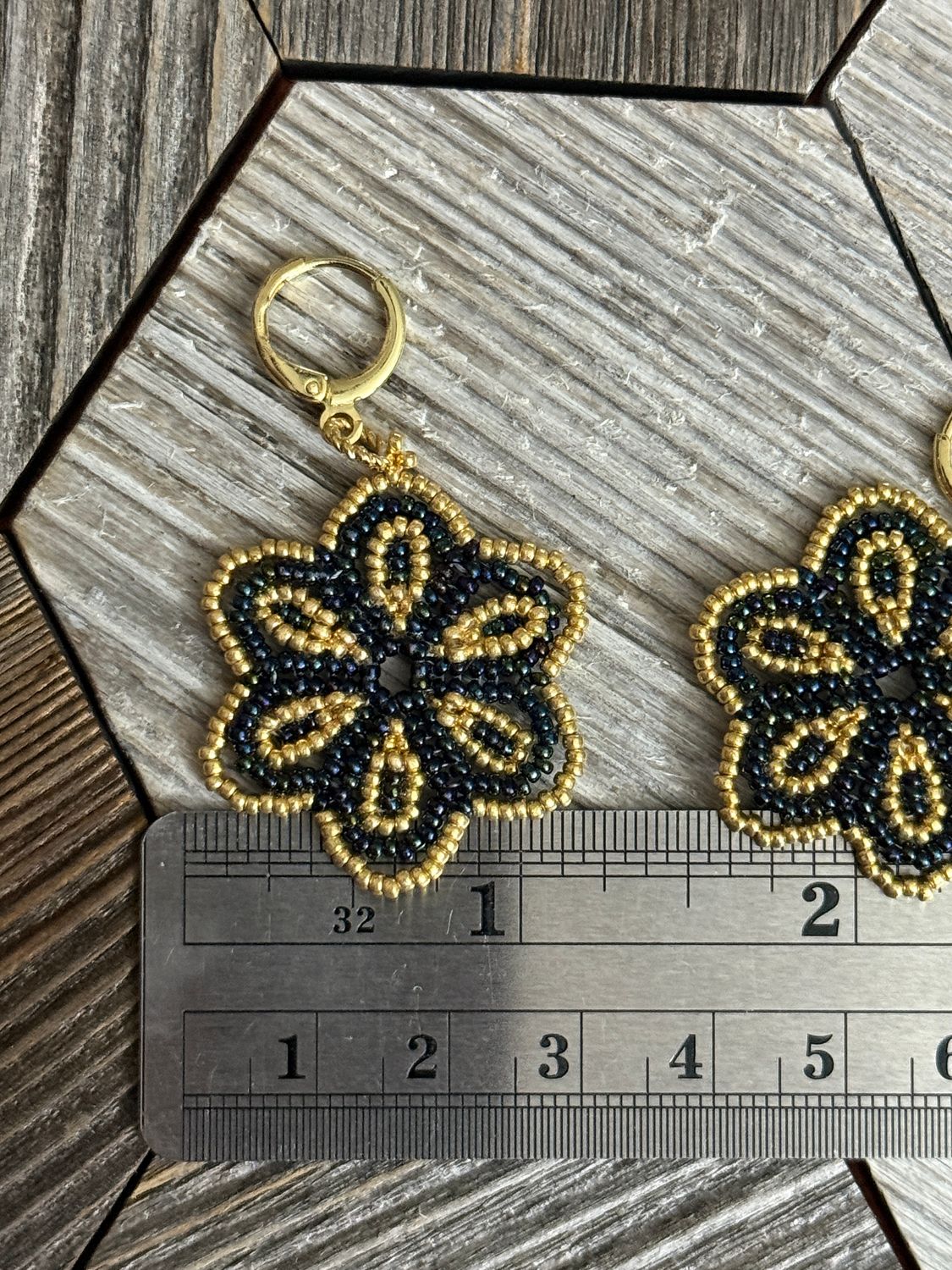 Epcot Flower and Garden Themed Flower Leverback Earrings