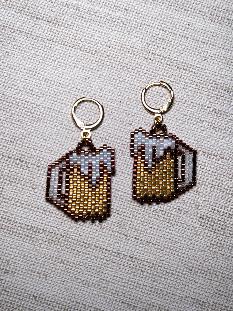 Beer Pitcher Leverback Earring