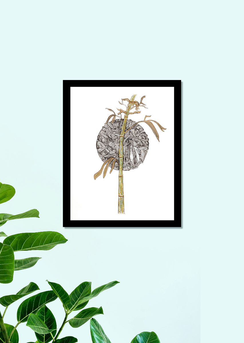 Bamboo Blitz Fine Art Print