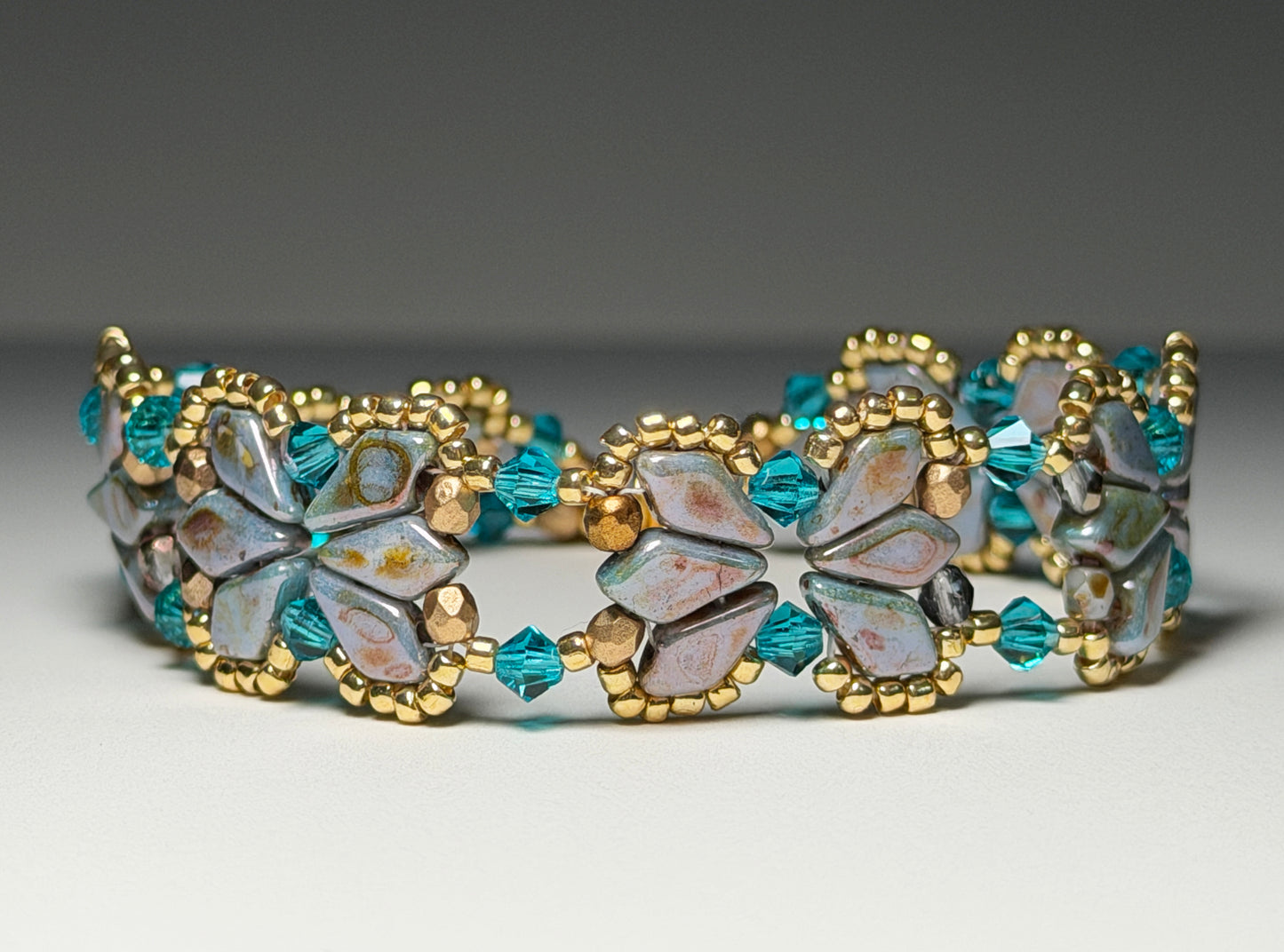 Golden Teak Tide Bracelet