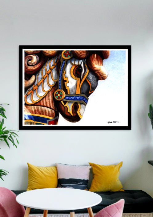 Knight's Steed Fine Art Print