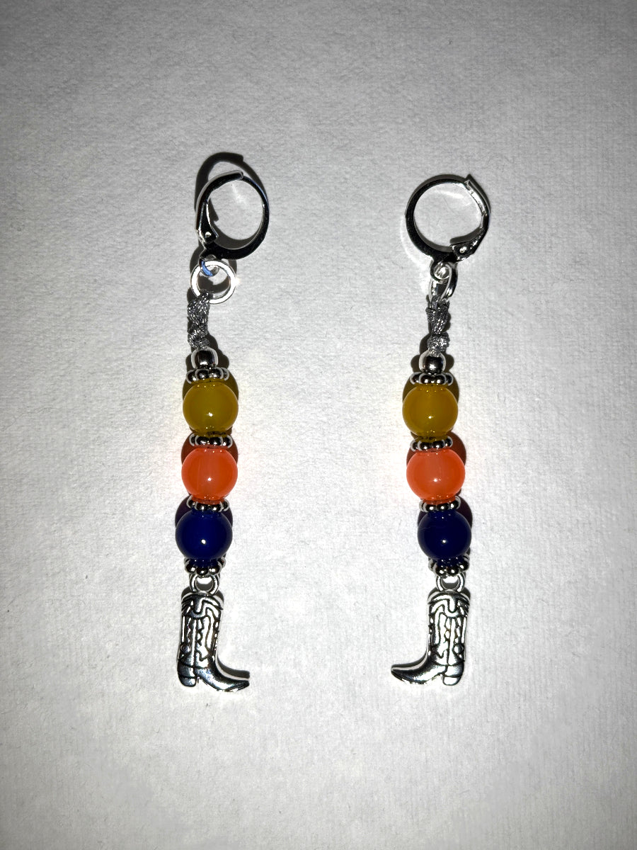 Banana Ball Savannah Banana, Firefighters, Party Animal and Tailgater Leverback Earrings Tailgaters