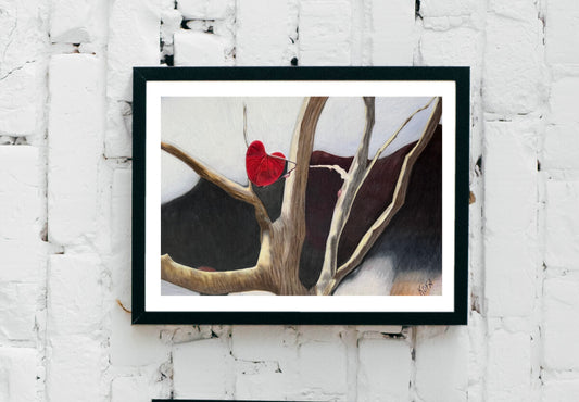 The Heart Tree Art Print