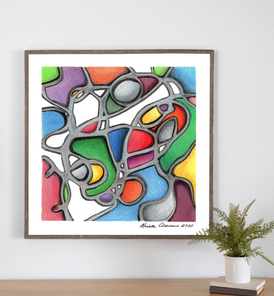 Swiss Cheese Art Print