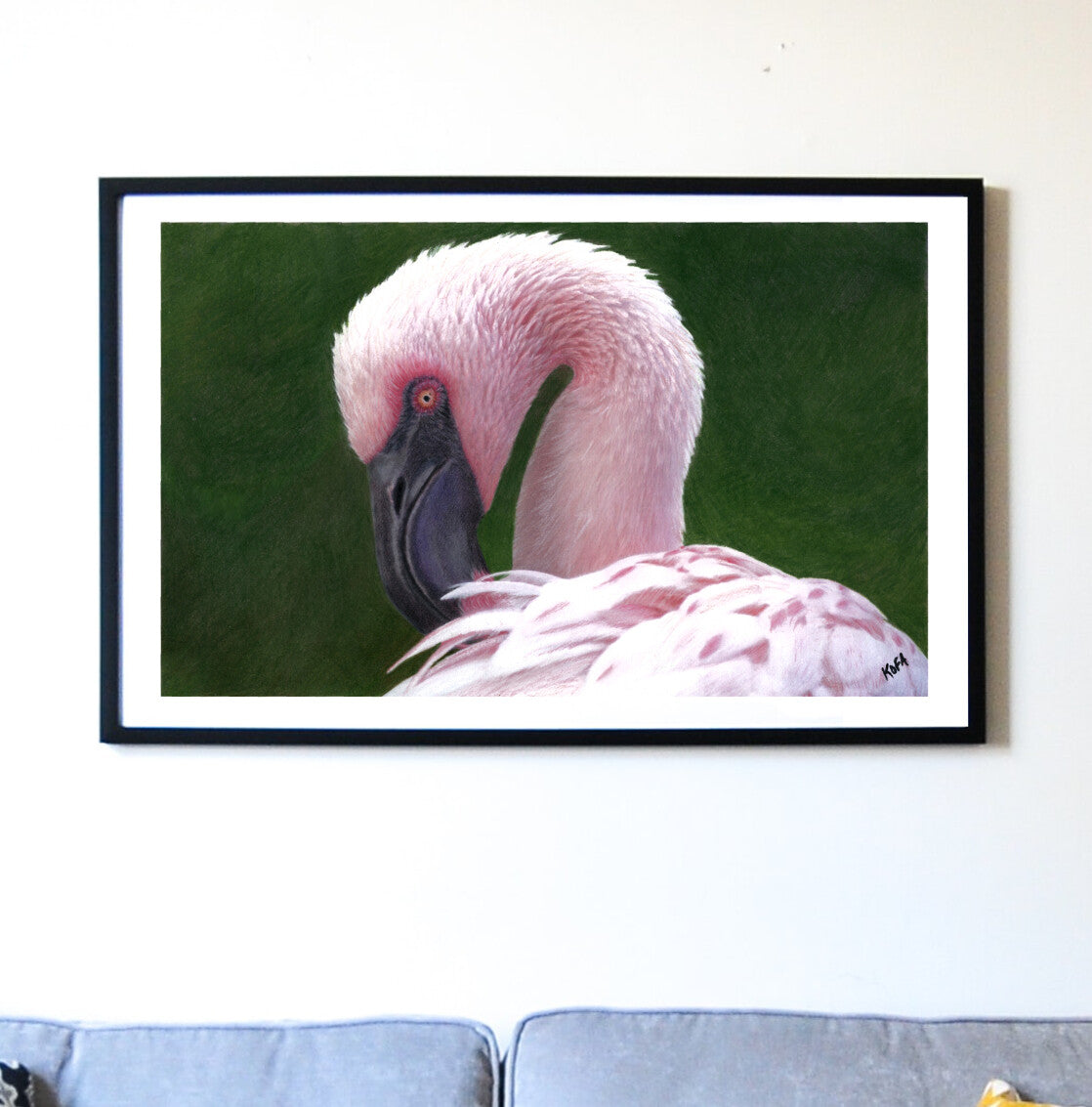 Pricilla Preens Colored Pencil Art Print