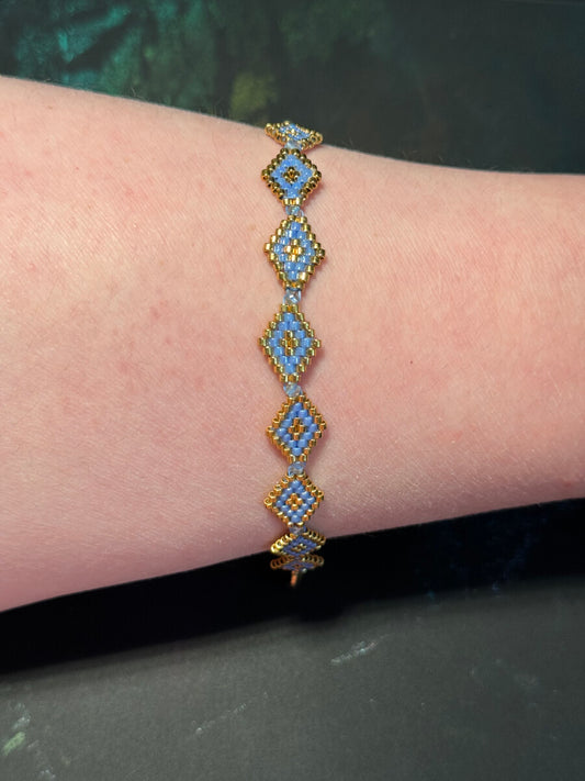 Miyuki Bead and Natural Stone Bracelet