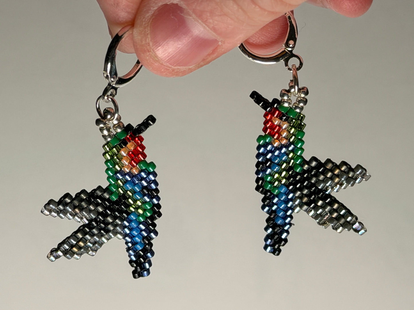 Hummingbird Leverback Earrings