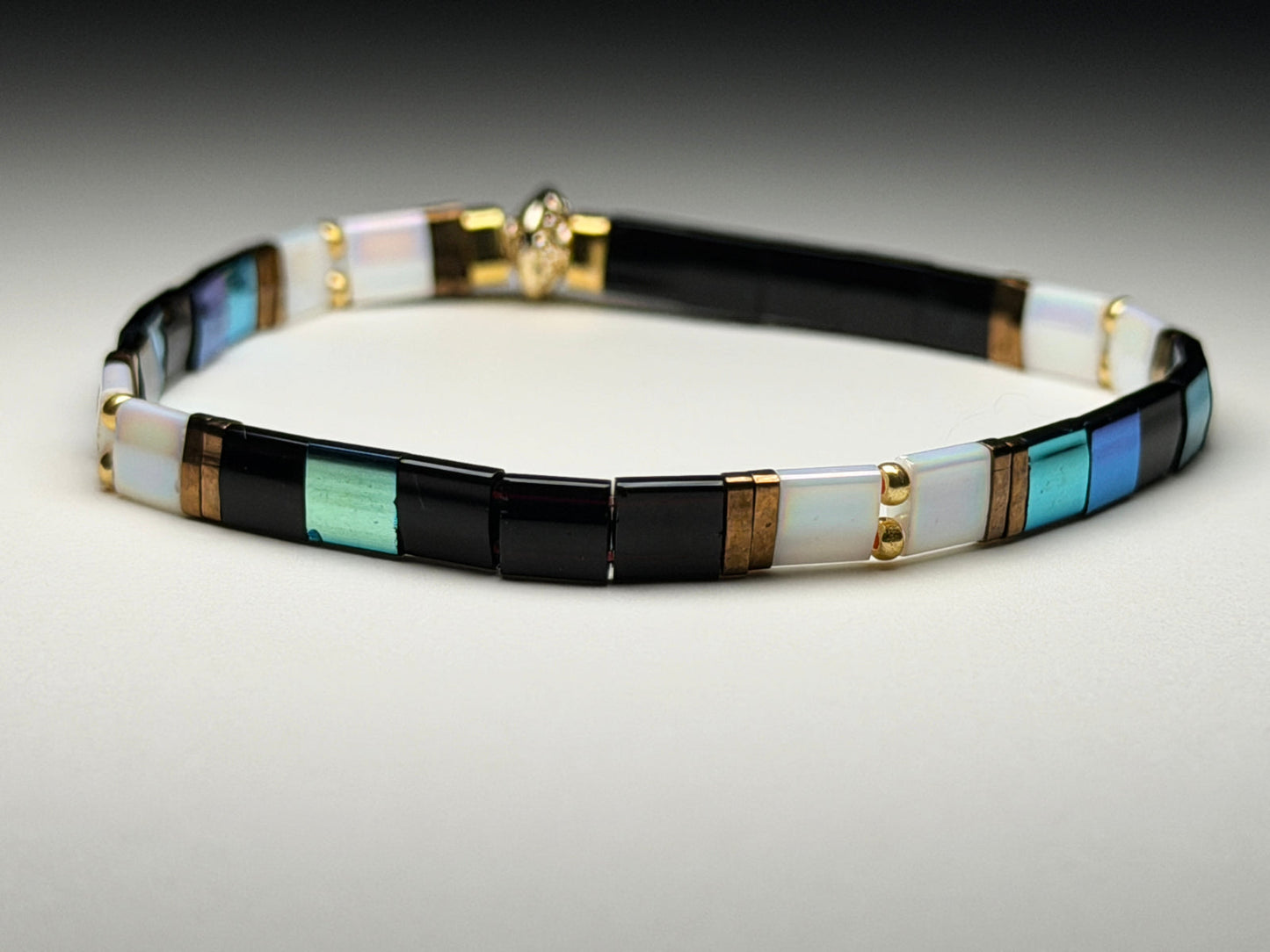 Baja Blue Stretch And Stack Bracelets Orca (7 inch)