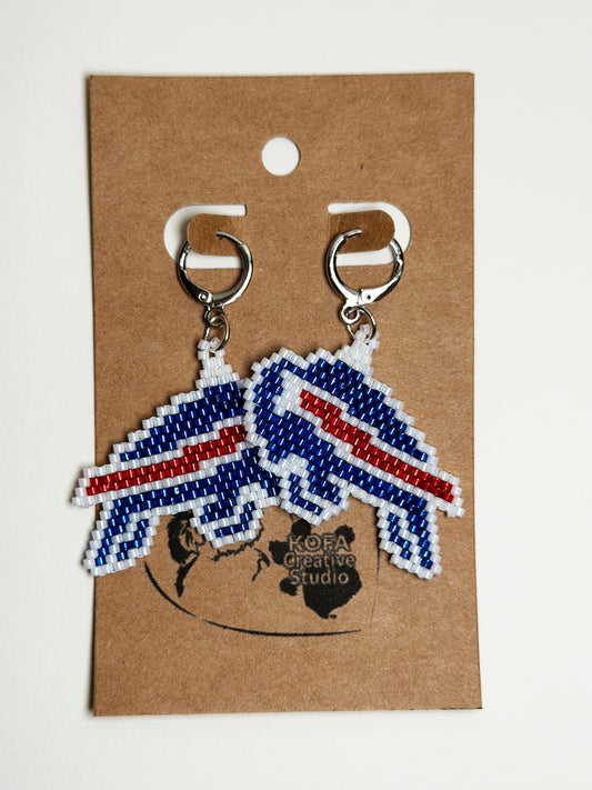 Buffalo Bills Leverback Earring