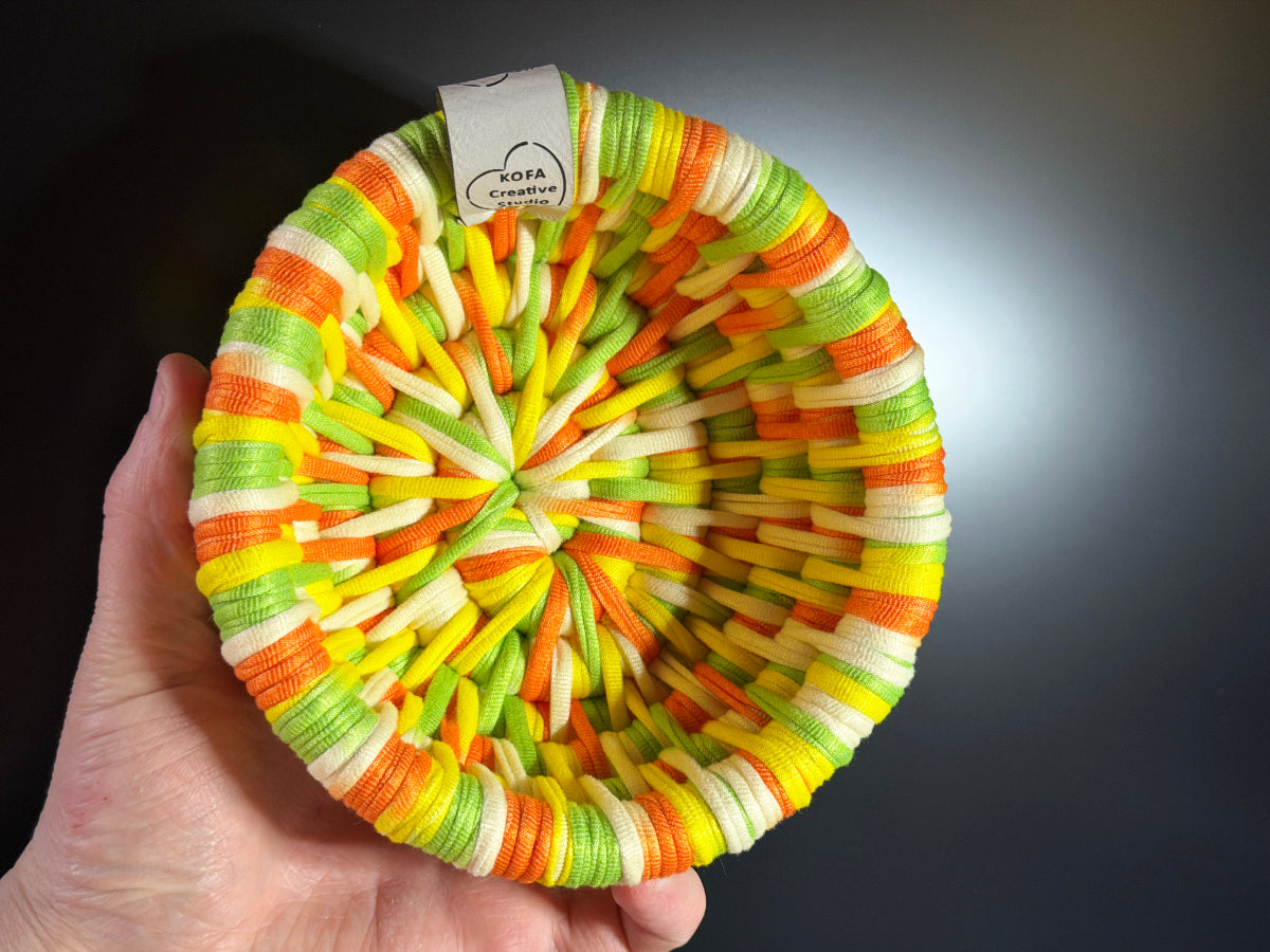 Mini Orange Grove Ecoweave Basket