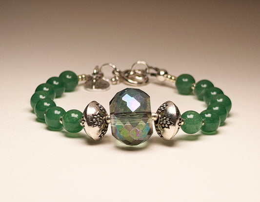 Emerald City Wicked Themed Toggle Bracelet