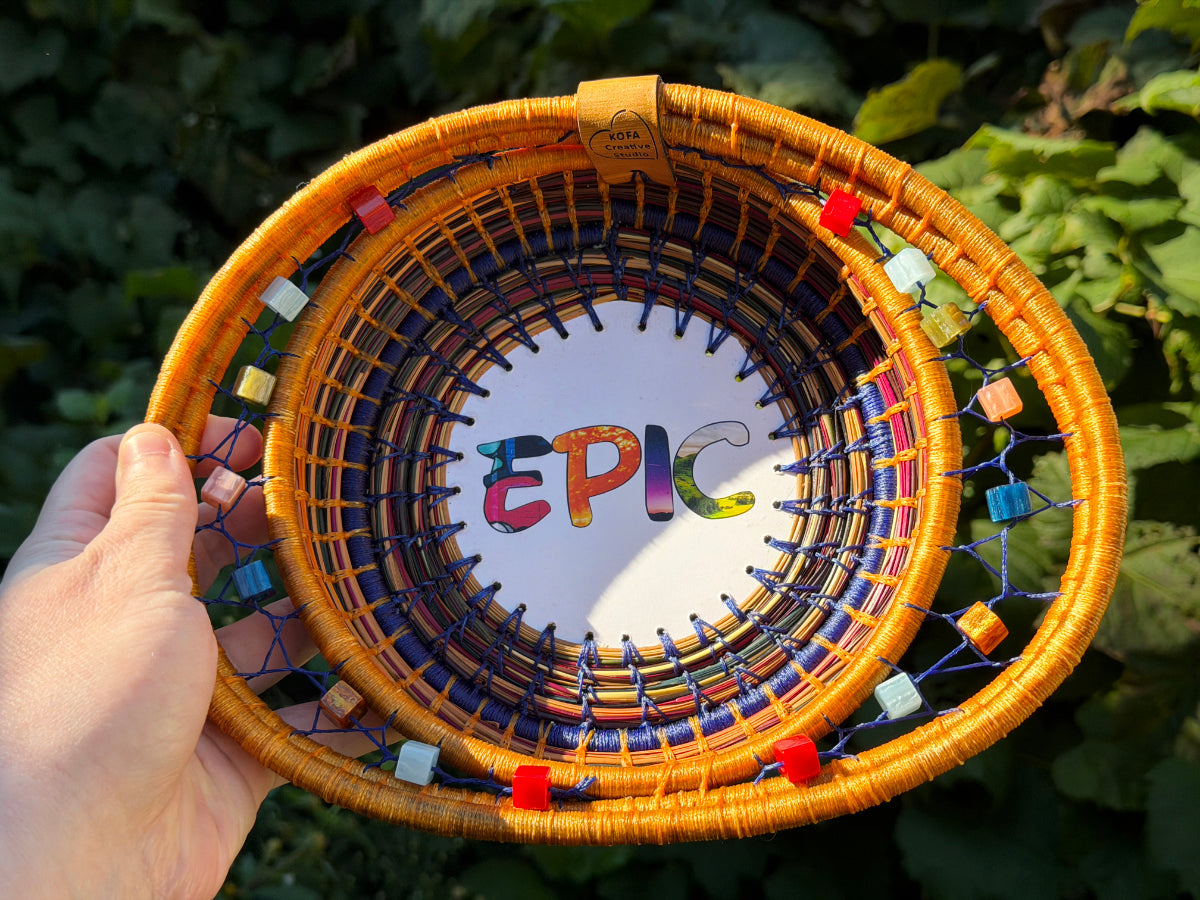 Epic Coiled Pine Needle Basket