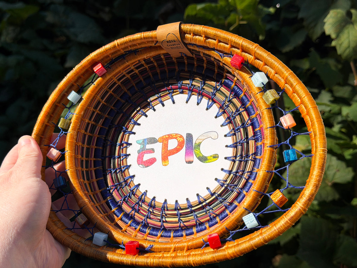 Epic Coiled Pine Needle Basket
