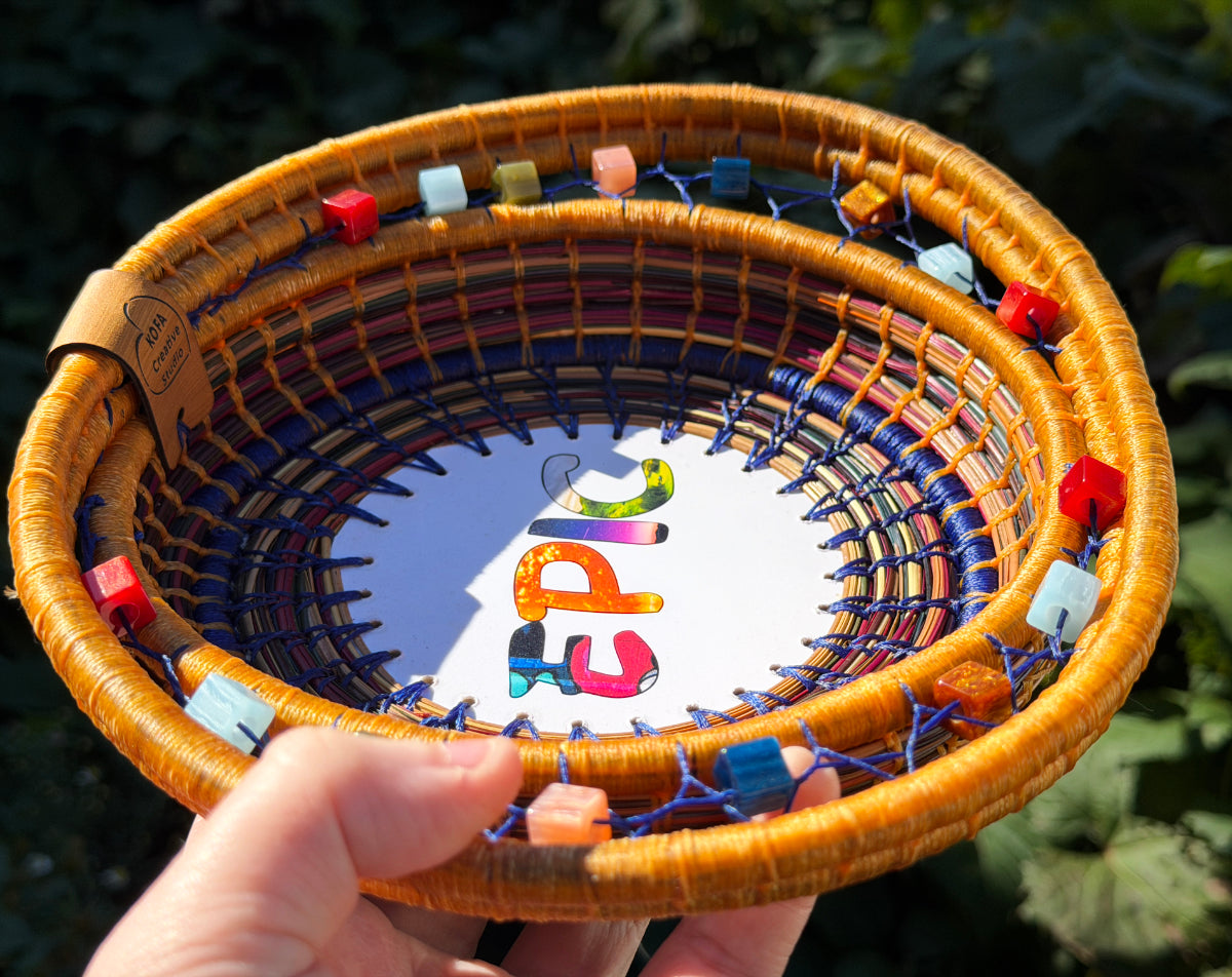 Epic Coiled Pine Needle Basket