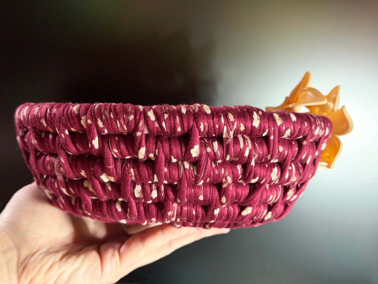 Ecoweave Splash of Merlot Basket