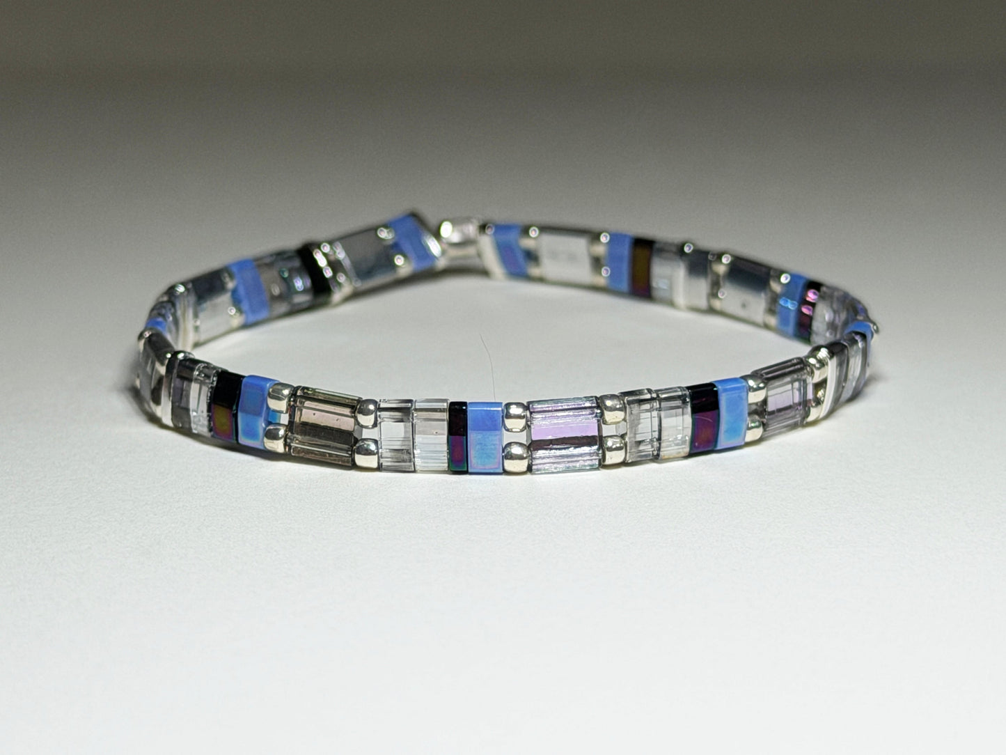 Purple Perfection Stretch And Stack Bracelets Single (Mostly Light Purple)