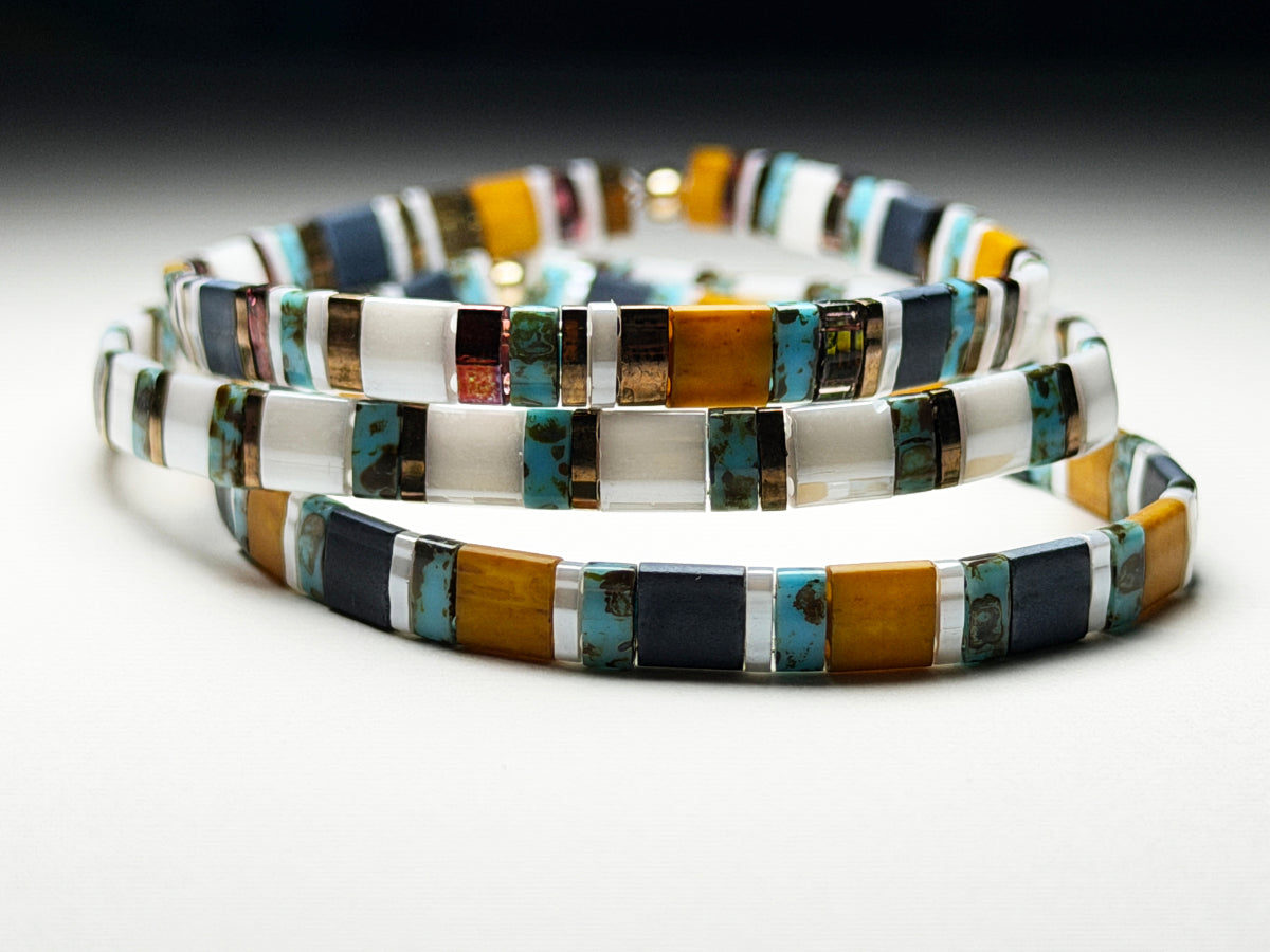 Boho Chic Stretch And Stack Bracelets