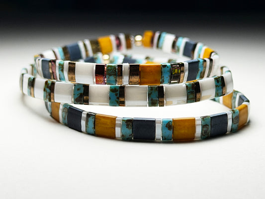 Boho Chic Stretch And Stack Bracelets