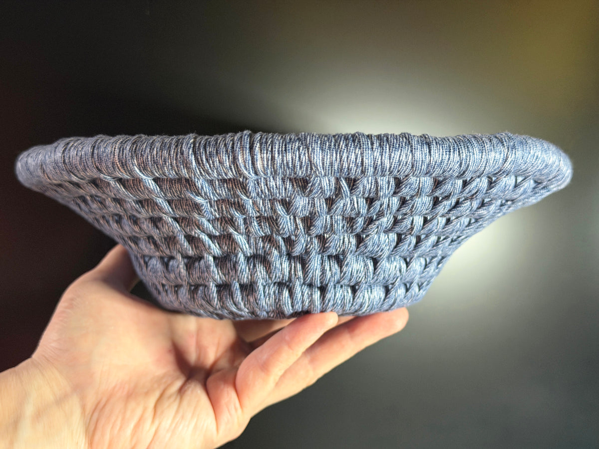 Large Jean Blue Ecoweave Basket