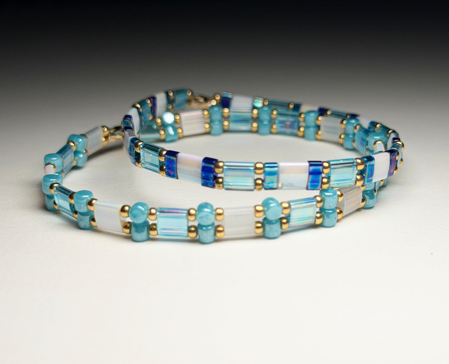 Ocean Whisper Stretch And Stack Bracelets