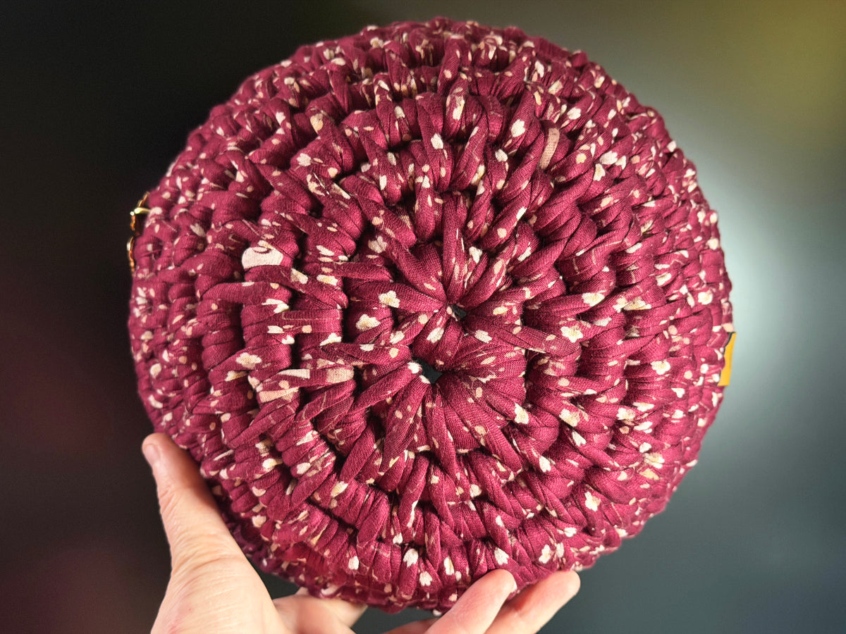 Premium Large Merlot Ecoweave Basket