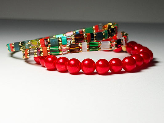 Enchanted Thicket Stretch And Stack Bracelets